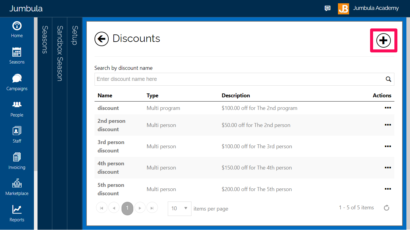 Add discount