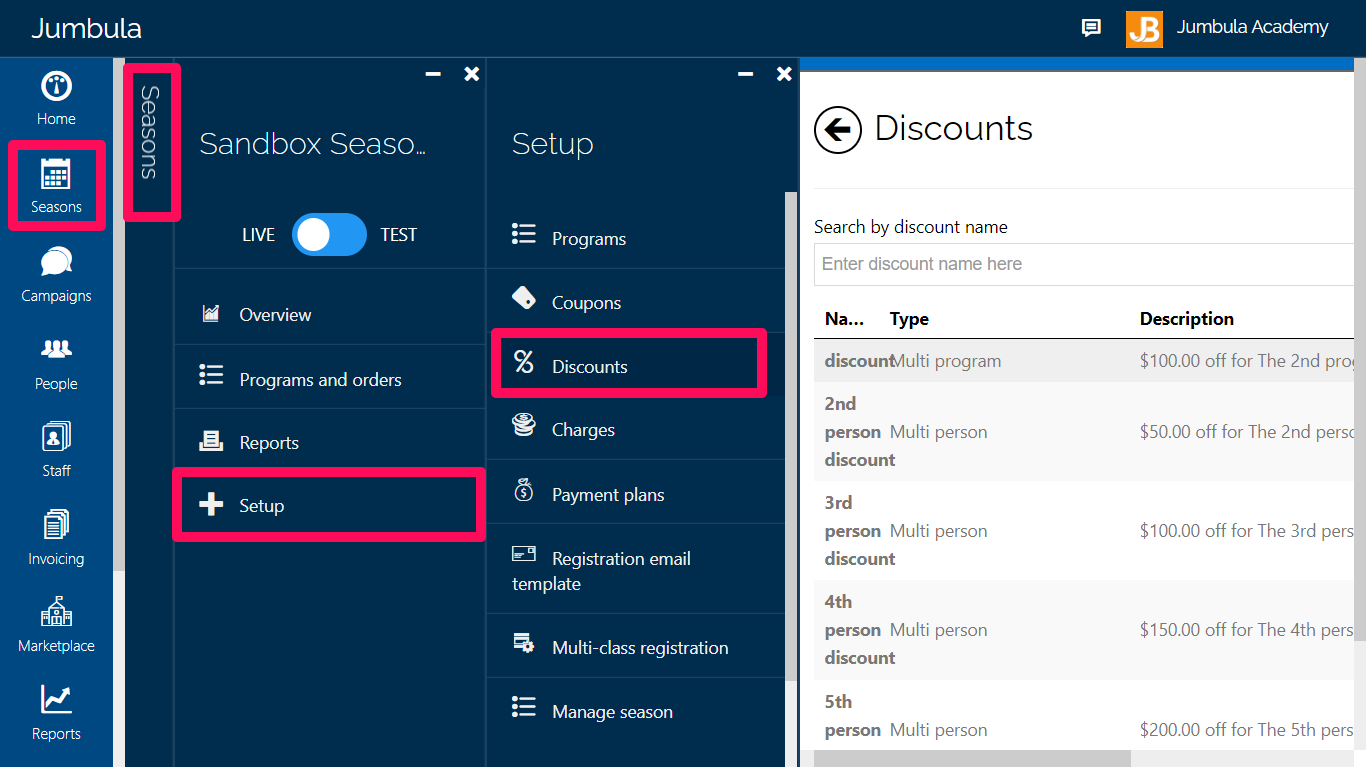new Discount method